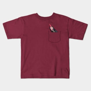 Funny Chicken Pocket Design Kids T-Shirt